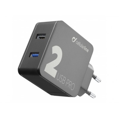 Cellularline USB Charger Dual 15W