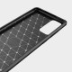 Samsung Galaxy S20 FE Brushed Texture Carbon Fiber TPU Case Zwart
