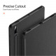 Samsung Galaxy Tab S7 FE TPU wallet leather case met wake-up functie