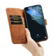 Samsung Galaxy S22 Plus 5G Wallet Cover Retro Oil Bruin
