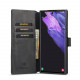 Samsung Galaxy S22 Ultra 5G Wallet Cover Retro Oil Zwart