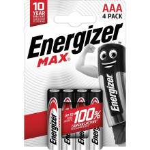 Energizer Max BL4 Alcaline Batterij type AAA