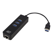 ACT AC6310 3 Port USB 3.0 Hub & Ethernet