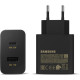 Samsung Super Fast Charging Oplader met 2 Usb Poorten 35W Zwart (EP-TA220)