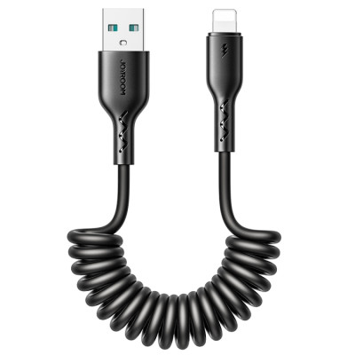 Joyroom USB-A naar Lightning Gekrulde Data en Laadkabel (max.150 cm)