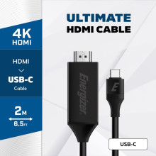 Kabel Energizer HDMI  to USB-C 2 meter