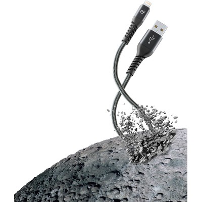 Cellularline Extreme Certified Apple Lightning naar USB-A Data en Laadkabel (120 cm)