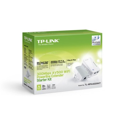 TP-Link TL-PA4025P Powerline Adapter Duo Kit 500Mbps met doorvoerstekker